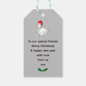 Festive Christmas Ducks ギフトタグ (裏面)