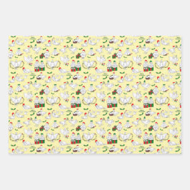 Festive Christmas Ducks ラッピングペーパーシート