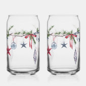 Festive Christmas Garland: Holiday Cheer Drinkware ガラス缶 (右)