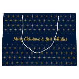 Festive Christmas Gift Bag | Holiday Present Packa ラージペーパーバッグ