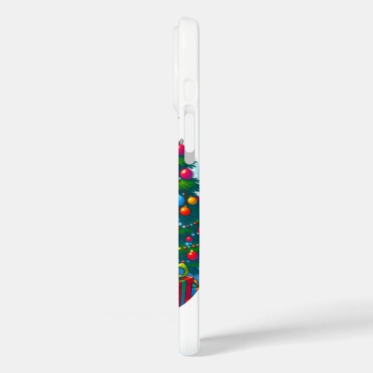 Festive Christmas Hedgehog customizable Case-Mate iPhoneケース (裏面 / 左)