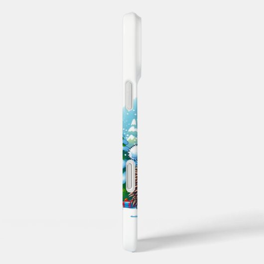 Festive Christmas Hedgehog customizable Case-Mate iPhoneケース (裏面 / 右)