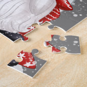 festive Christmas Holiday gnomes jigsaw puzzle ジグソーパズル (側面)
