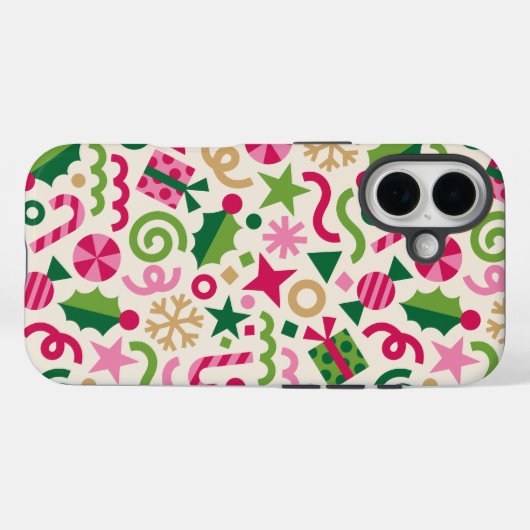 Festive Christmas iPhone / iPad case Case-Mate iPhoneケース (裏面 (横))