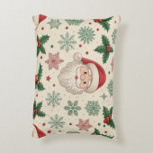Festive Christmas Lumbar Pillow – Cheerful Holiday アクセントクッション (裏面(縦))