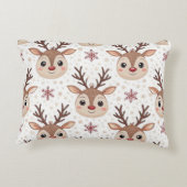 Festive Christmas Lumbar Pillow – Cheerful Holiday アクセントクッション (裏面)