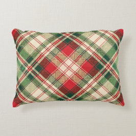 Festive Christmas Lumbar Pillow – Cheerful Holiday アクセントクッション