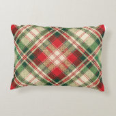Festive Christmas Lumbar Pillow – Cheerful Holiday アクセントクッション (裏面)