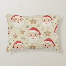 Festive Christmas Lumbar Pillow – Cheerful Holiday アクセントクッション
