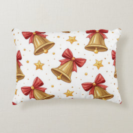 Festive Christmas Lumbar Pillow – Cheerful Holiday アクセントクッション
