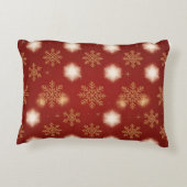 Festive Christmas Lumbar Pillow – Cheerful Holiday アクセントクッション (裏面)