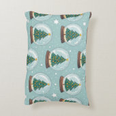 Festive Christmas Lumbar Pillow – Cheerful Holiday アクセントクッション (裏面(縦))