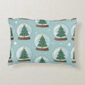 Festive Christmas Lumbar Pillow – Cheerful Holiday アクセントクッション (裏面)