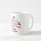 Festive Christmas Mug – Holiday Cheer Delight コーヒーマグカップ (正面右)