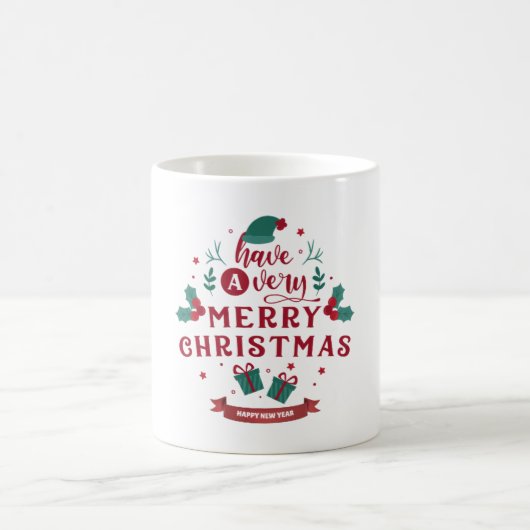 Festive Christmas Mug – Holiday Cheer Delight コーヒーマグカップ (中央)
