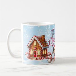 Festive Christmas Mug I Elf, Penguin & Polar Bear コーヒーマグカップ