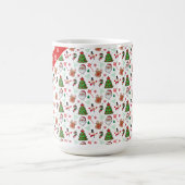 Festive Christmas Mug – Santa & Reindeer コーヒーマグカップ (中央)