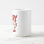 Festive Christmas Mug with Santa Claus Design コーヒーマグカップ (中央)