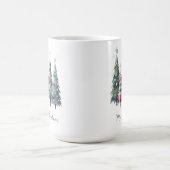 Festive Christmas Mug with Santa Claus Design コーヒーマグカップ (中央)
