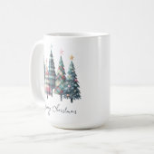 Festive Christmas Mug with Santa Claus Design コーヒーマグカップ (正面左)