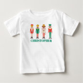 Festive Christmas Nutcracker ベビーTシャツ (正面)