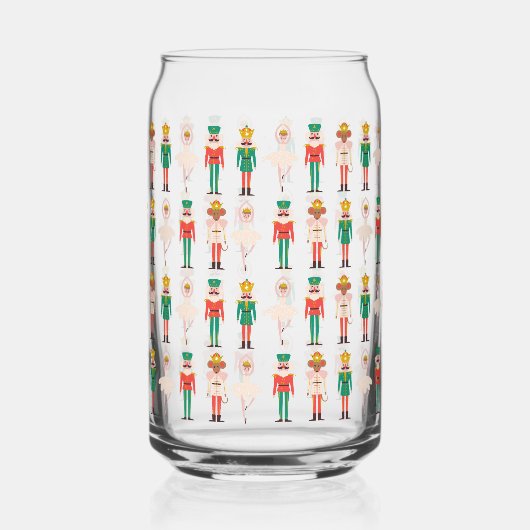 Festive Christmas Nutcracker Ballerina  ガラス缶 (左)