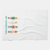 Festive Christmas Nutcracker Ballerina  キッチンタオル (横)