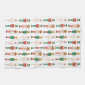 Festive Christmas Nutcracker Ballerina  キッチンタオル (横)