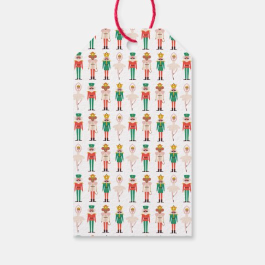 Festive Christmas Nutcracker Ballerina ギフトタグ (裏面)