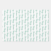 Festive Christmas Nutcracker Ballerina ラッピングペーパーシート (正面)