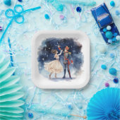 Festive Christmas nutcracker party  ペーパープレート (パーティー)