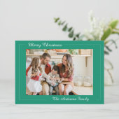 Festive Christmas Nutcracker Photo  シーズンカード (スタンド正面)