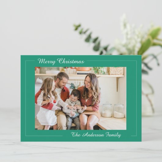 Festive Christmas Nutcracker Photo  シーズンカード (スタンド正面)