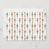 Festive Christmas Nutcracker Photo  シーズンカード (裏面)