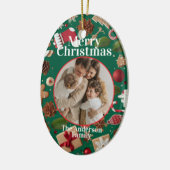 Festive Christmas Ornament セラミックオーナメント (左)