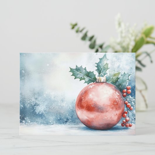 Festive Christmas Ornament 招待状 (スタンド正面)