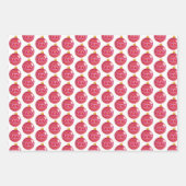 Festive Christmas Ornament Pattern ラッピングペーパーシート (正面2)