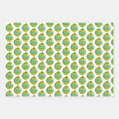 Festive Christmas Ornament Pattern ラッピングペーパーシート (正面)