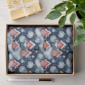 Festive Christmas Ornament Pattern in Watercolor 薄葉紙 (ギフト)