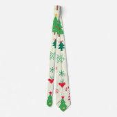 Festive Christmas Pattern ネクタイ (裏面)
