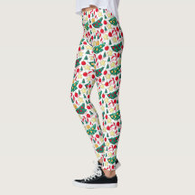 Festive Christmas Pattern Leggings