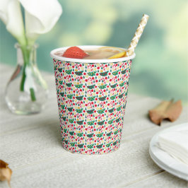 Festive Christmas Pattern Paper Cup 紙コップ