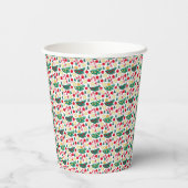 Festive Christmas Pattern Paper Cup 紙コップ (裏面)