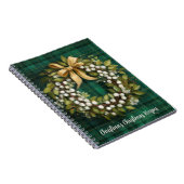 Festive Christmas Pattern Recipe  ノートブック (右側)