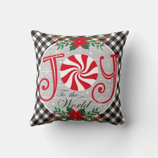 Festive Christmas Pillow Covers for Decor 2026 クッション (裏面)