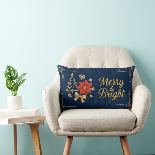 Festive Christmas Pillow | Holiday Home Décor & Co ランバークッション (椅子)