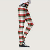 Festive Christmas | Plaid & Snowflake Belt レギンス (右)
