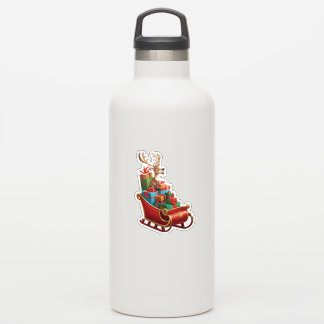 Festive Christmas Reindeer Sticker シール