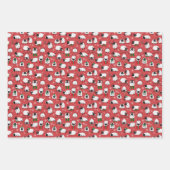 Festive Christmas Sheep ラッピングペーパーシート (正面2)