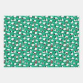 Festive Christmas Sheep ラッピングペーパーシート (正面)